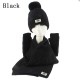 UGG Hat Gloves Scarf Set for Women Ladies Girls Soft Warm Knitted