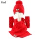 UGG Hat Gloves Scarf Set for Women Ladies Girls Soft Warm Knitted