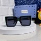Gucci Sunglasses for women new large glasses 2025 fashion slim frame trendy face UV resistant