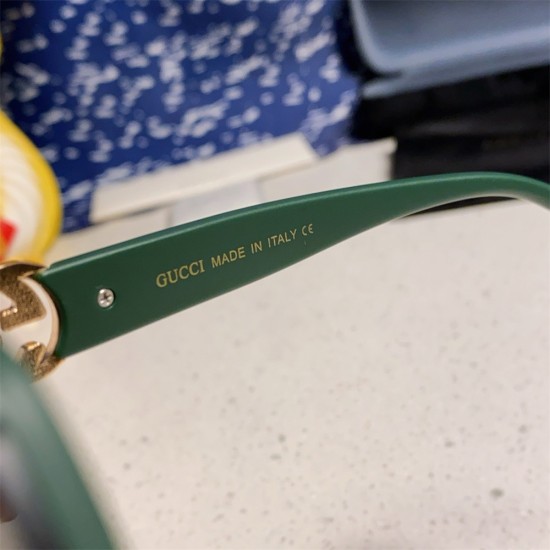 Gucci Sunglasses for women new large glasses 2025 fashion slim frame trendy face UV resistant