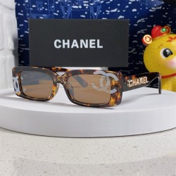 Chanel sunglasses for women rectangular small box small fragrant
