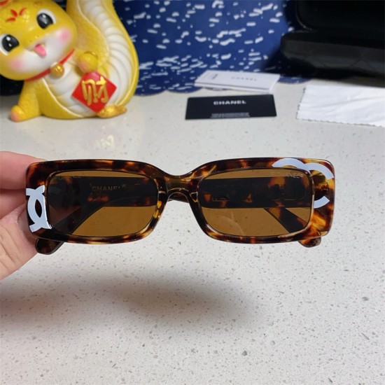 Chanel sunglasses for women rectangular small box small fragrant Chanel sunglasses for women rectangular small box small fragrant